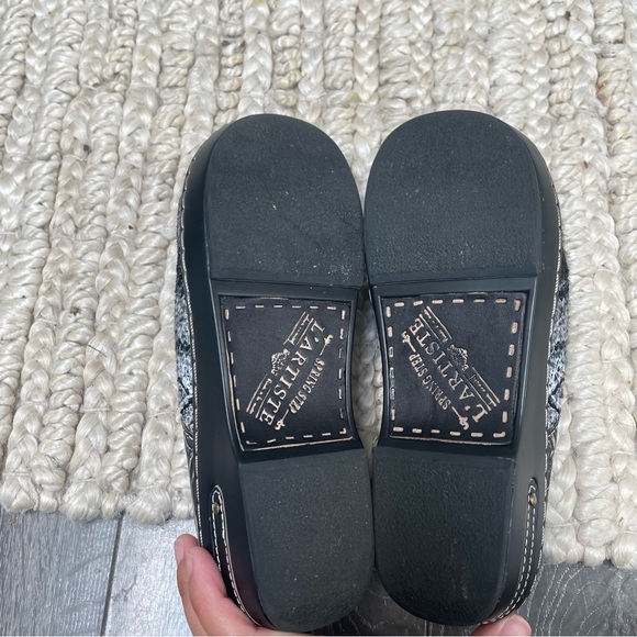 SPRING STEP L'ARTISTE WOMEN'S ZIGINO CLOGS BLACK MULTI women’s size 36 US 5.5 - Picture 5 of 7